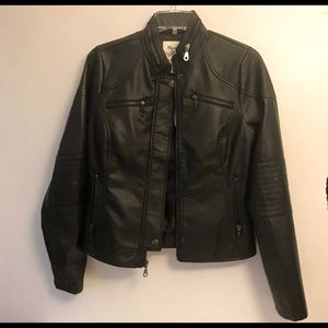 Marilyn & Me Faux Leather Jacket